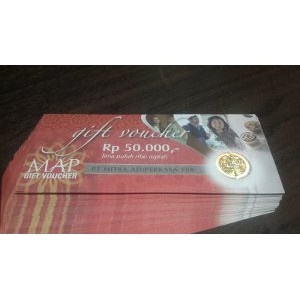 Gift Voucher MAP Mitra Adi Perkasa 100 000 atau 2x50 000 Terlaris