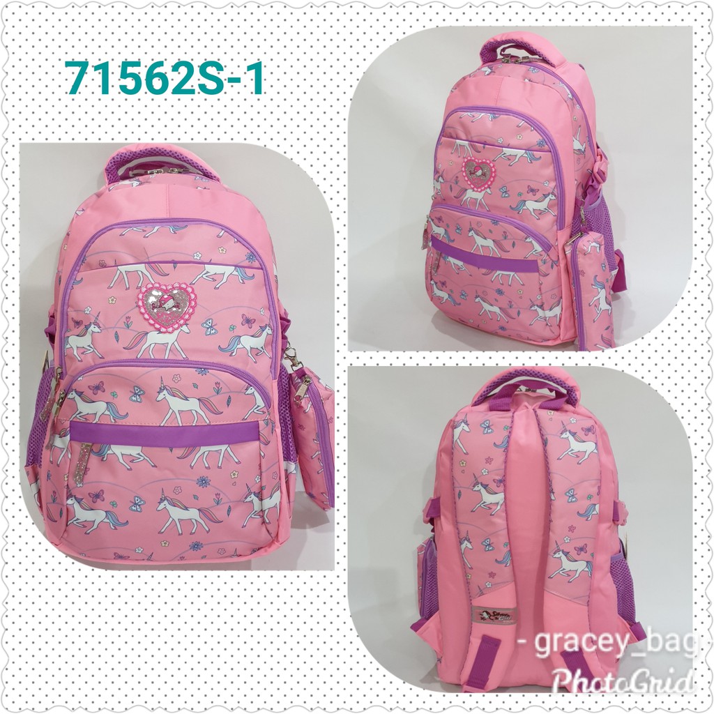 GB-71562S Tas Ransel Anak Perempuan / Remaja Silvergirl