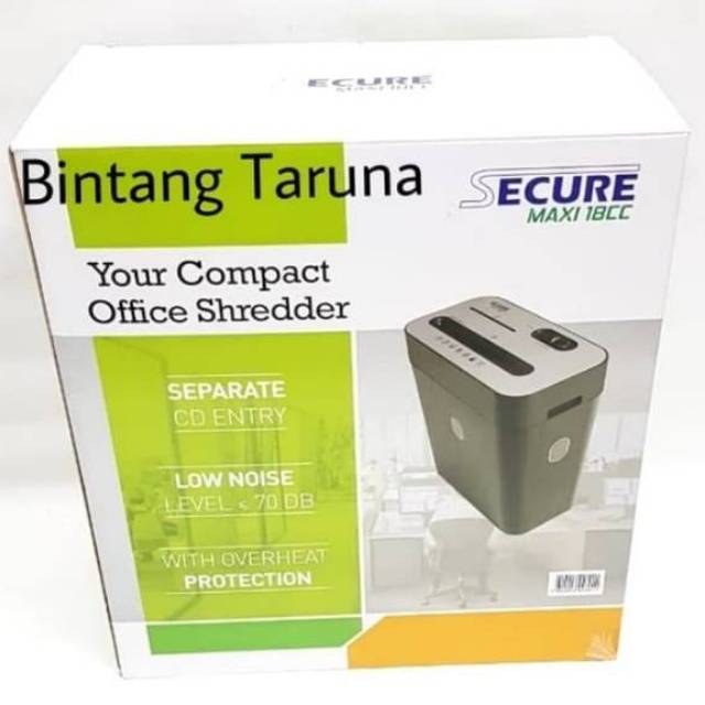 Paper shredder Secure Maxi 18cc Mesin Penghancur Kertas Maxi 18 cc  Garansi Resmi 1 Tahun