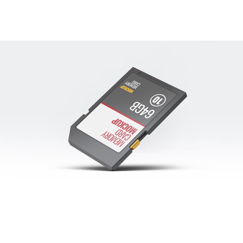 Memory Card Mock Up - Photoshop