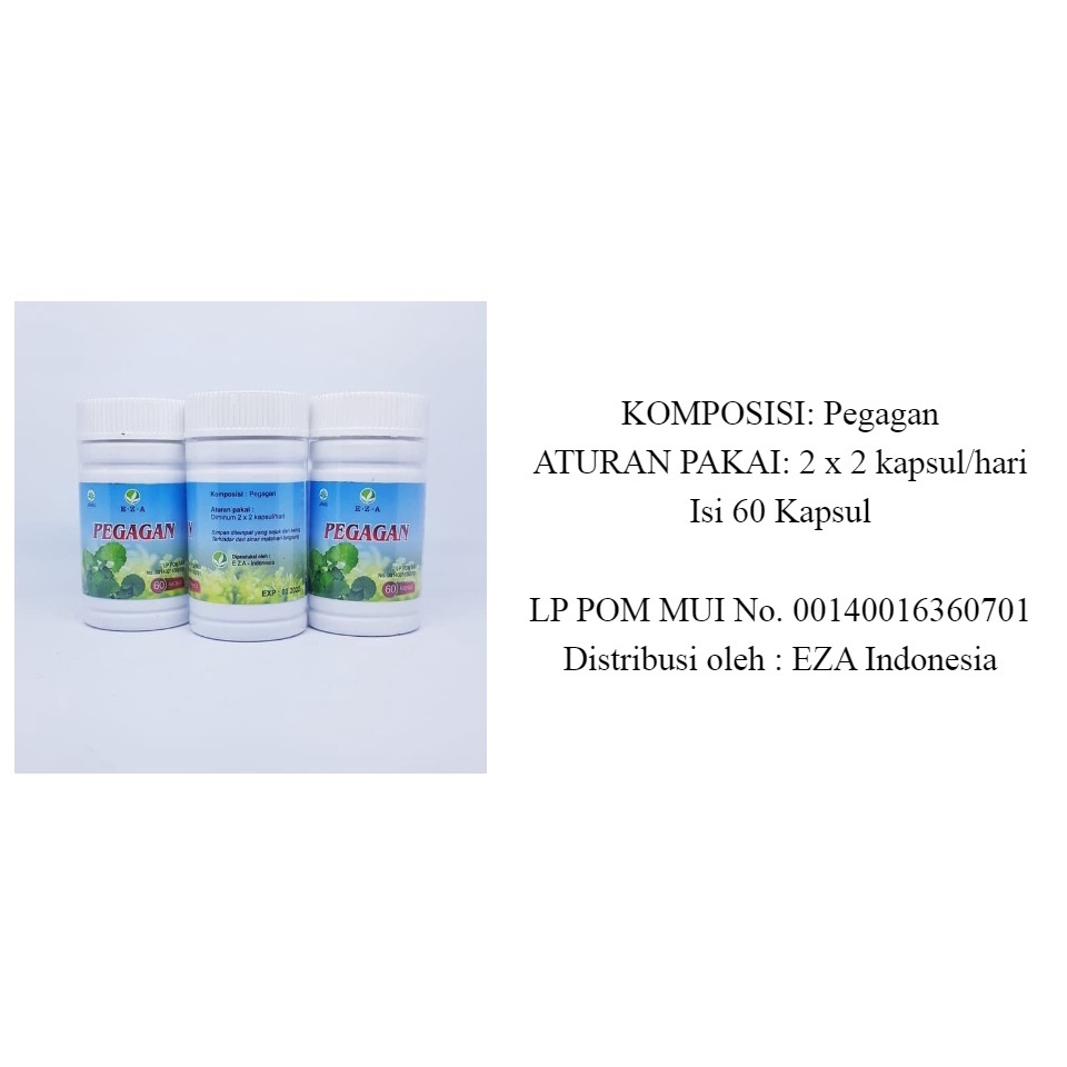«EY% Kapsul Ekstrak Pegagan EZA untuk Melancarkan Peredaran Darah dan Mengatasi Stroke