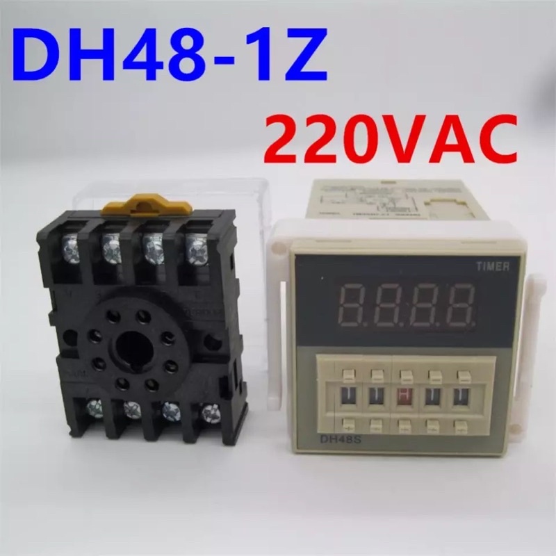 DH48S-1Z Digital Timer Relay On Delay 8 Pins Reset/Pause Function 220v