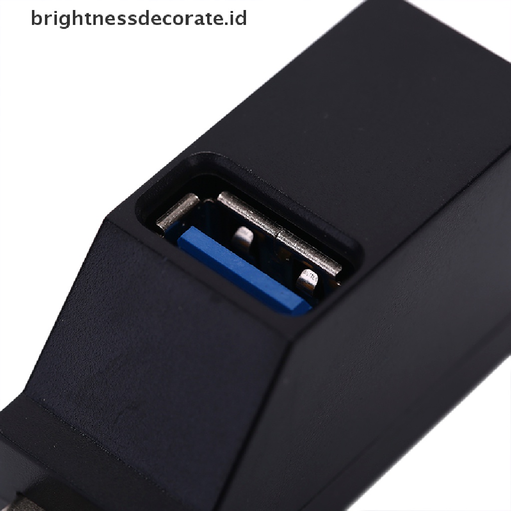 Kotak Splitter Hub 3 Port Usb 3.0 / 2.0 Kecepatan Tinggi Untuk Pc Notebook Laptop