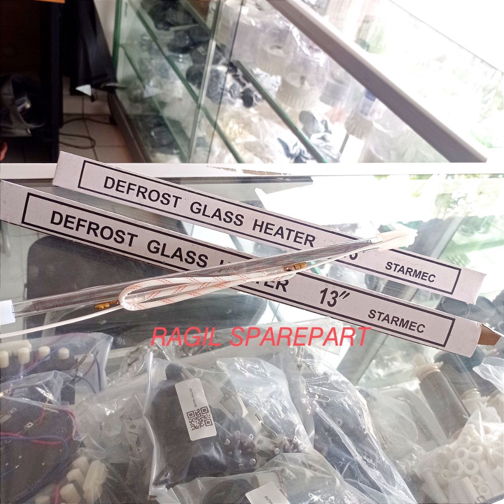 Heater Kaca 13 / Kulkas-Defrost Glass 13 inch/ Kaca Hiter Pemanas Kulkas