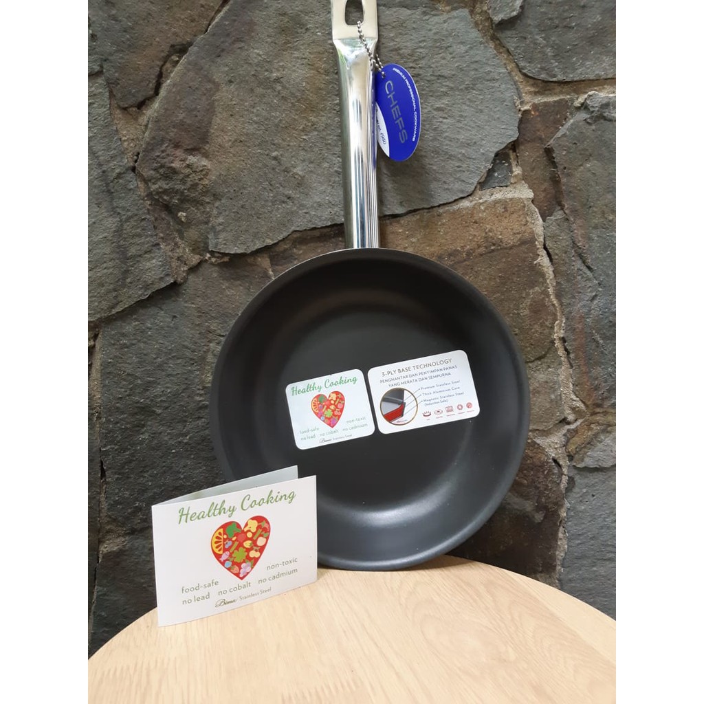 Bima Frying Pan 20cm Non-Stick Chef Series SUS 304 Pekanbaru