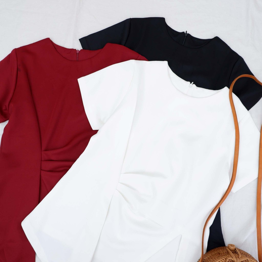 COTTONBELLS BLOUSE CASUAL WANITA JOLY SIDE SLIT TOP ( SP - B 9411)-7