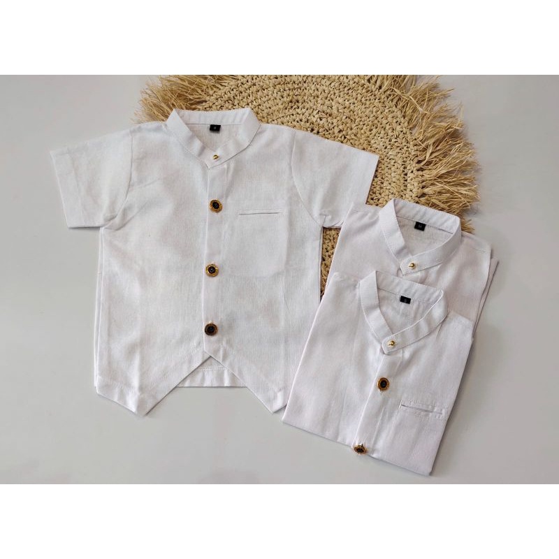 BAGUSBABYSHOP KERATON SEMILINEN PREMIUM//SAFARI ANAK BALI//KEBAYA ANAK