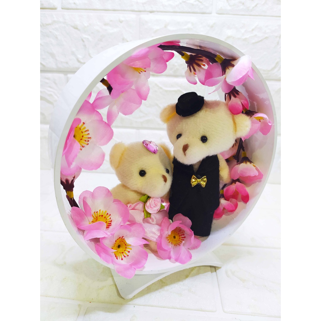 Pajangan Couple Moon Spesial Valentine -Boneka Cantik Hadiah Valentine
