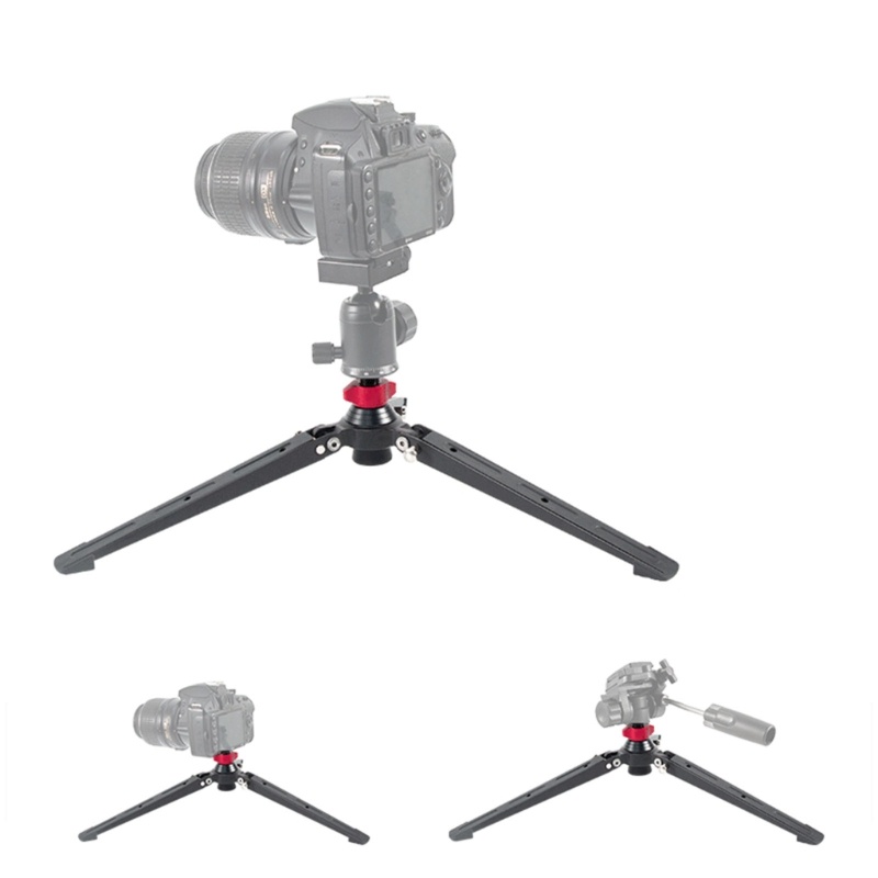 Zzz Tripod Meja Mini Portable 10.6cm / 4.2 &quot;Bahan Aluminum Alloy Untuk Kamera DSLR