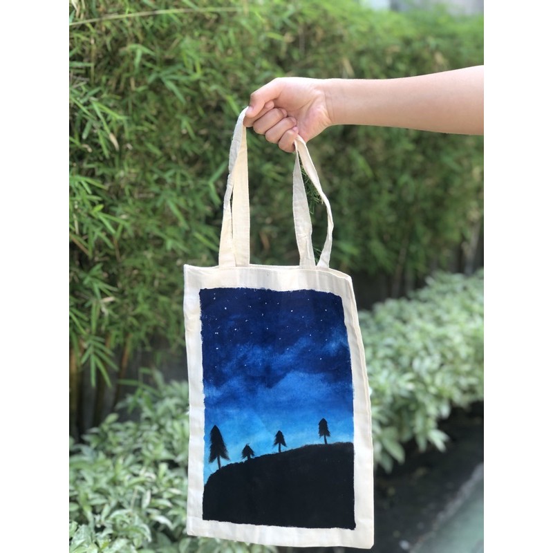 

totebag lukis handmade