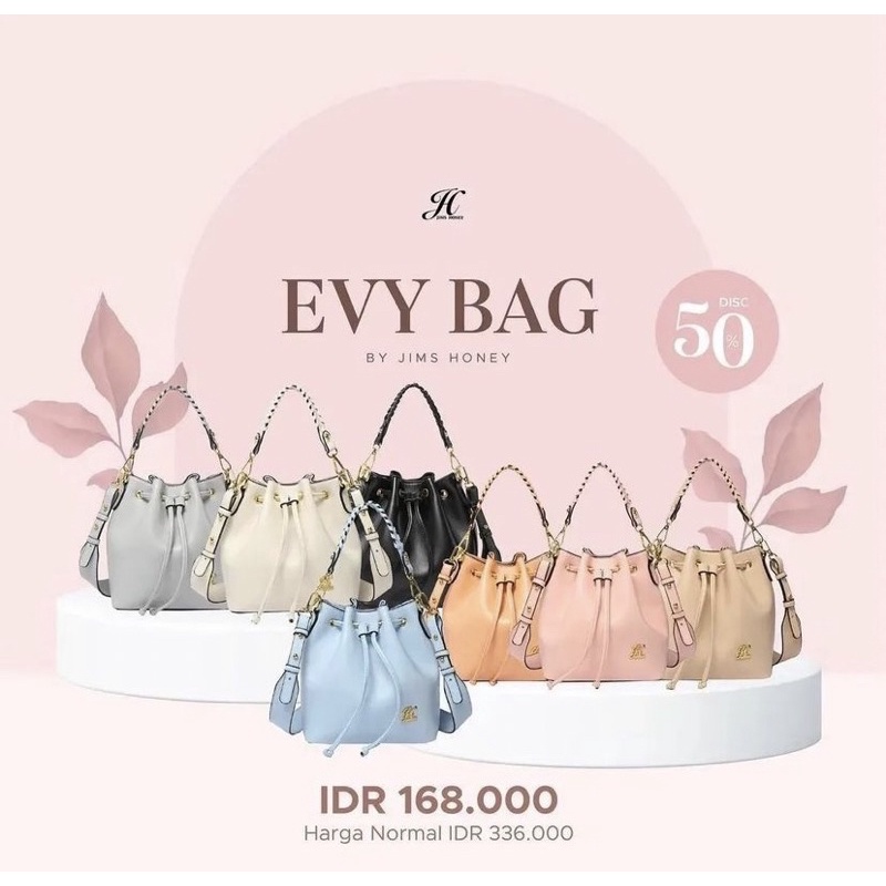evy bag by jims honey, selempang wanita, tas selempang wanita
