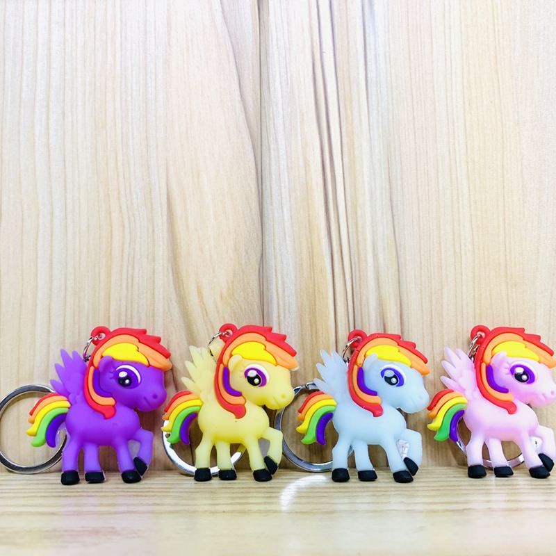 Gantungan Kunci Karakter Lucu Gantungan Kunci Unicorn Hello Kitty Kuda Poni Koleksi Kado Hadiah Anak Gantungan Kunci