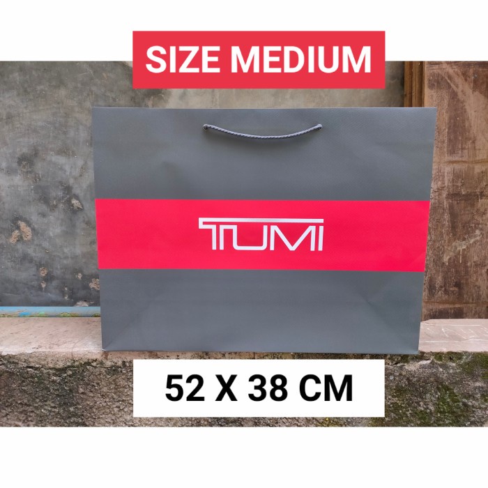 

✨ BISA COD ✨ T U M I PAPER BAG ORIGINAL / PAPER BAG TUMI MEDIUM