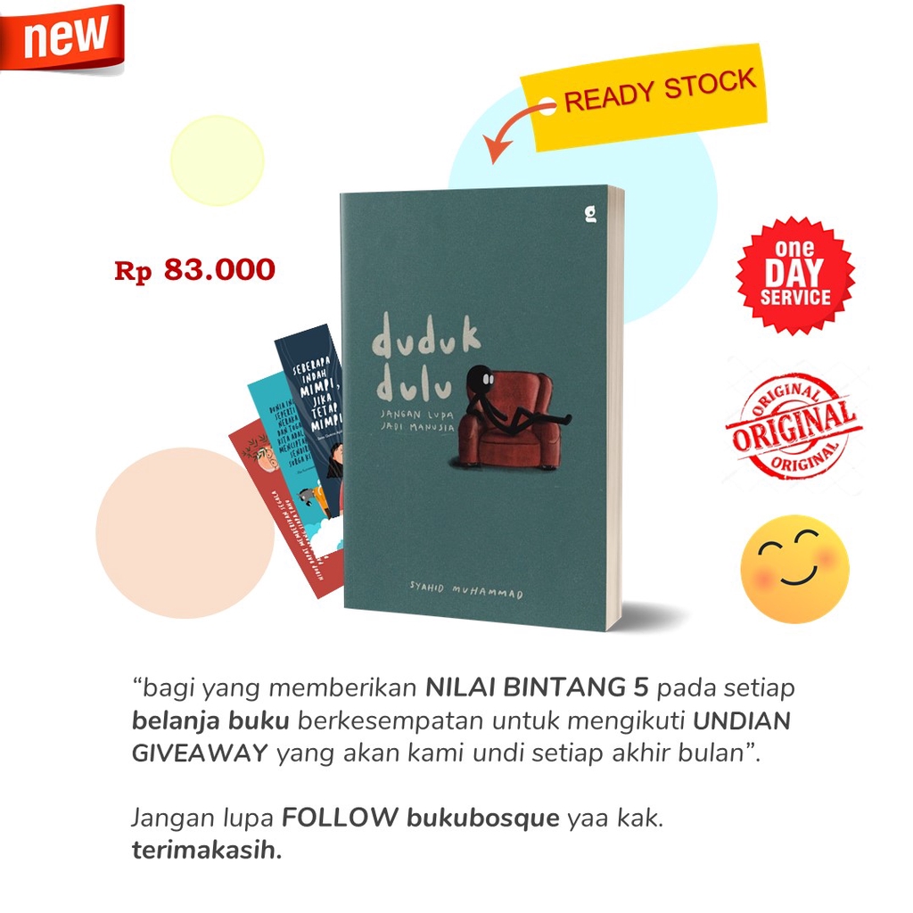 Buku Duduk Dulu - Gradien Mediatama