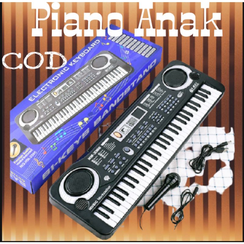 Piano Anak Digital Electric Keyboard 61 Keys MQ-6106