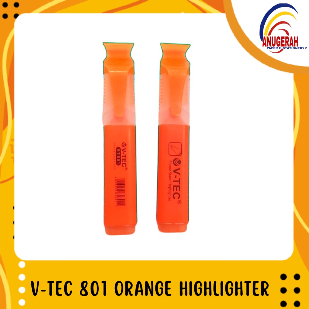 

V-TEC STABILO/HIGHLIGHTER ORANGE 801 (PCS)