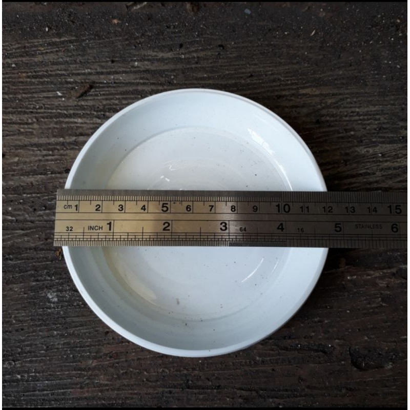 alas pot 12 cm putih