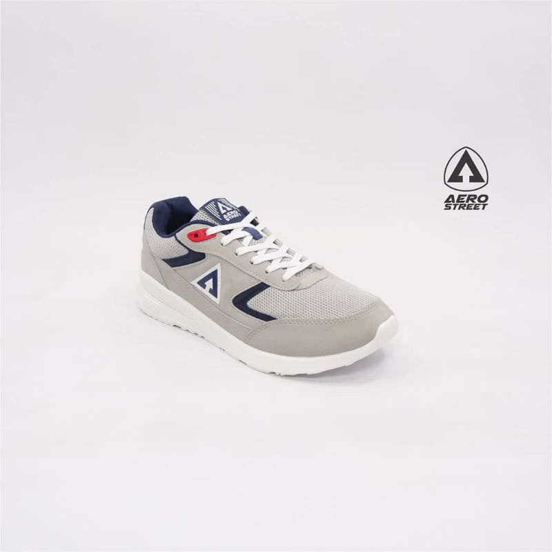 Aerostreet 37-40 Osaka Abu Muda navy - Sepatu Sneakers Casual Sport Sekolah Pria Wanita Aero Medan