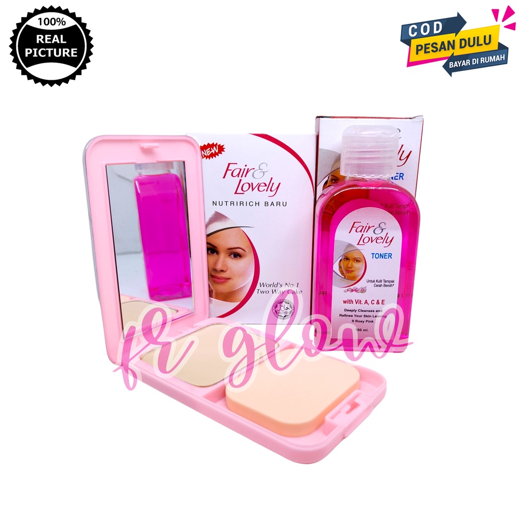 Bedak Padat Fair N Lovely plus Toner Fair N lovely Glowing