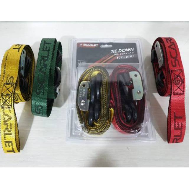 Tali Straper Protaper Tali Webbing Scarlet Tali Evakuasi Trail Tali Strapper Scarlet - KLX CRF