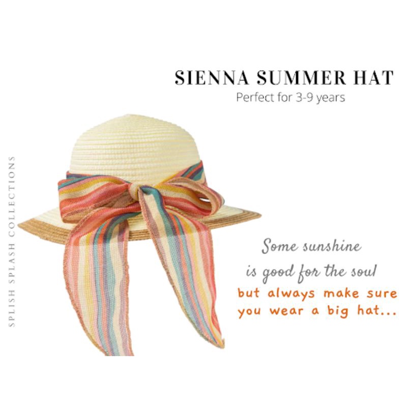 Summer Hat SUMMER LACE / Topi Pantai Anak Perempuan