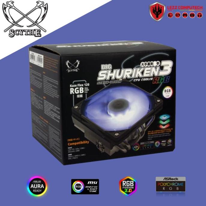 Scythe Big Shuriken 3 Rgb Edition - Low Profile Cpu Cooler Mini-Itx