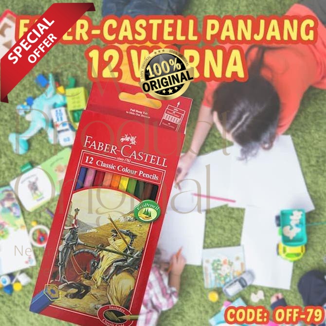 

Faber Castell Panjang 12 Warna Classic Colour Off-79