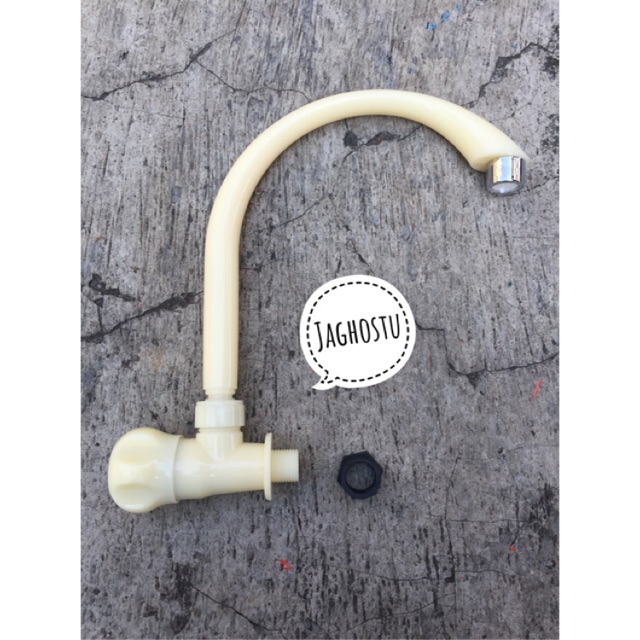 Kran Cuci Piring Plastik LOTUS | Kran Angsa Wastafel | Kran Air PVC