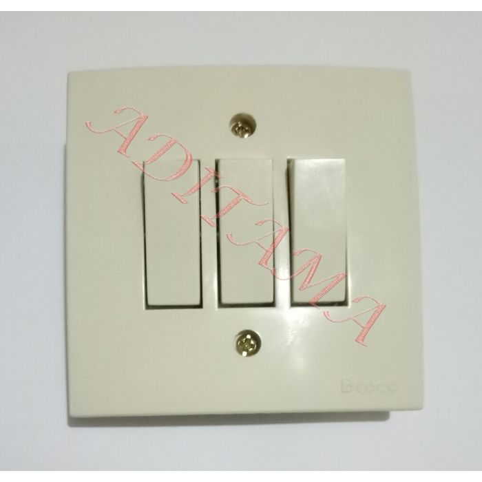 Dijual SAKLAR TRIPLE BROCO/BROCO SAKLAR TRIPLE IB-6613 Murah