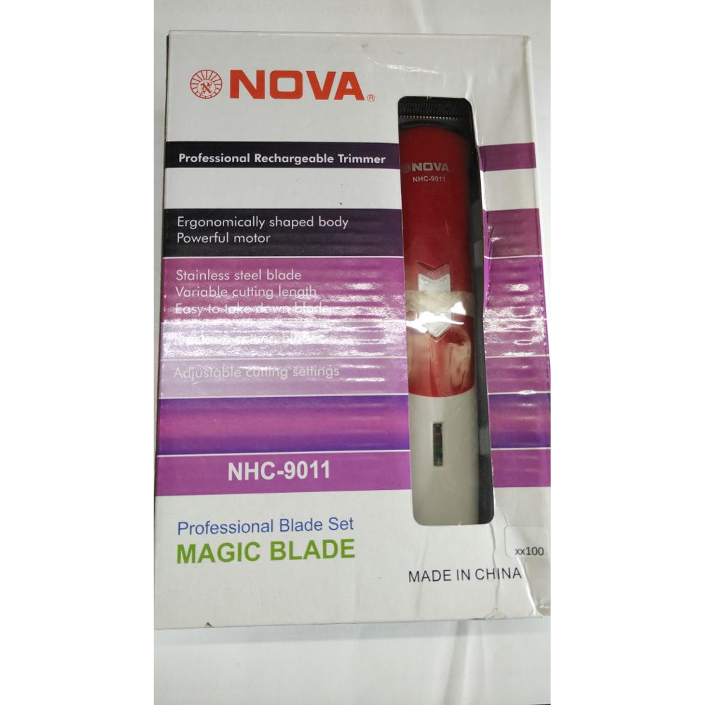 Alat Pencukur Rambut NOVA NHC-9011 Professional Rechargeable Trimmer - NHC-9011 Professional Blade