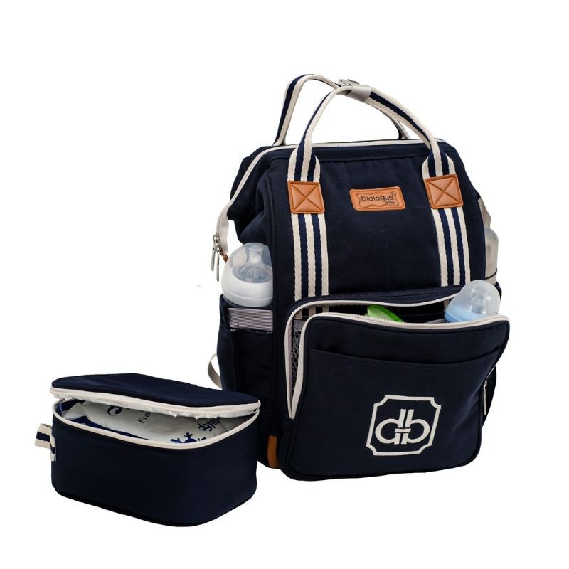 Dialogue backpack diaper bag + cooler bag DGT7412 / tas ransel set bayi