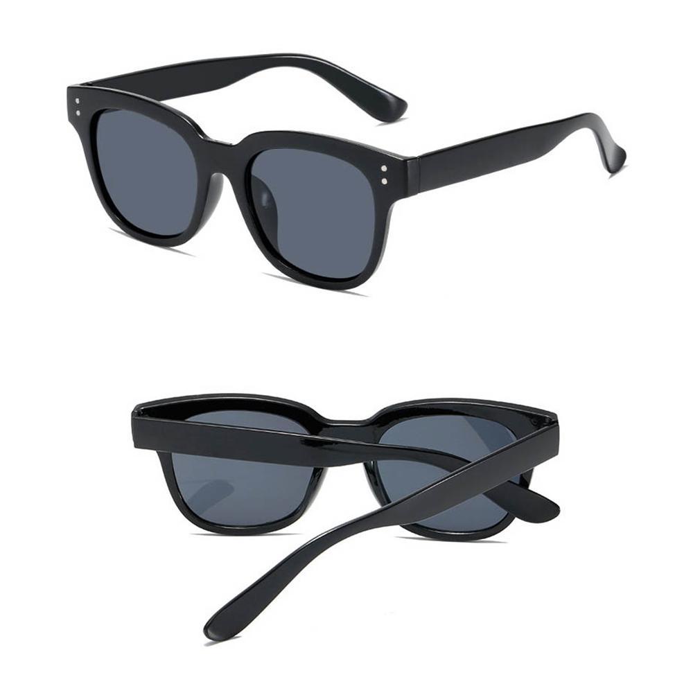 Lily Kacamata Hitam Wanita Korea Candy Color Square Sun Glasses