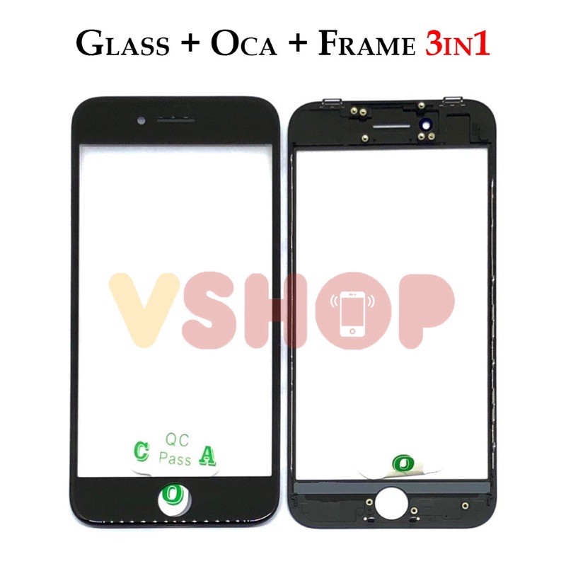 GLASS LCD - KACA TOUCHSCREEN - OCA - FRAME 3IN1 8 8G