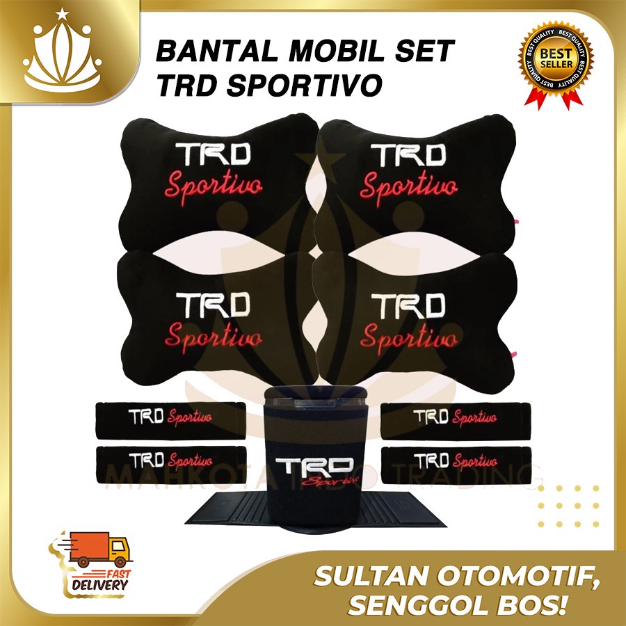 PAKET HEMAT BANTAL MOBIL TRD SPORTIVO / AKSESORIS MOBIL TRD- PAKET A