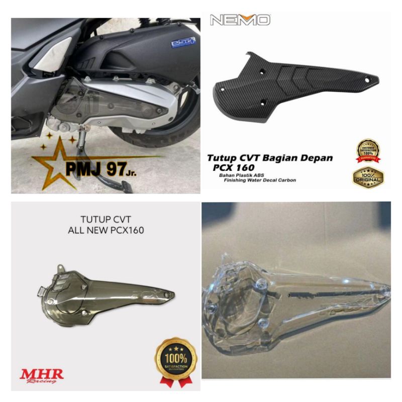 Jual Cover Tutup Mika Cvt Pcx Adv Smoke Transparan Carbon Shopee Indonesia