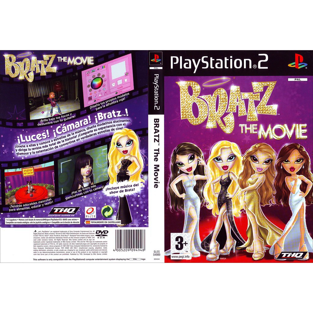 Kaset Ps2 Game Bratz - The Movie