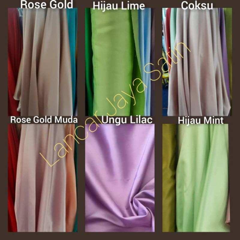 KAIN SATIN VELVET / Satin Velvet / Satin Velvet Premium / Satin Velvet Maxmara / Bahan Satin Velvet