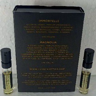 Vial Set Parfum OriginaL Clive Christian VIII Rococo Immortelle &amp; Magnolia