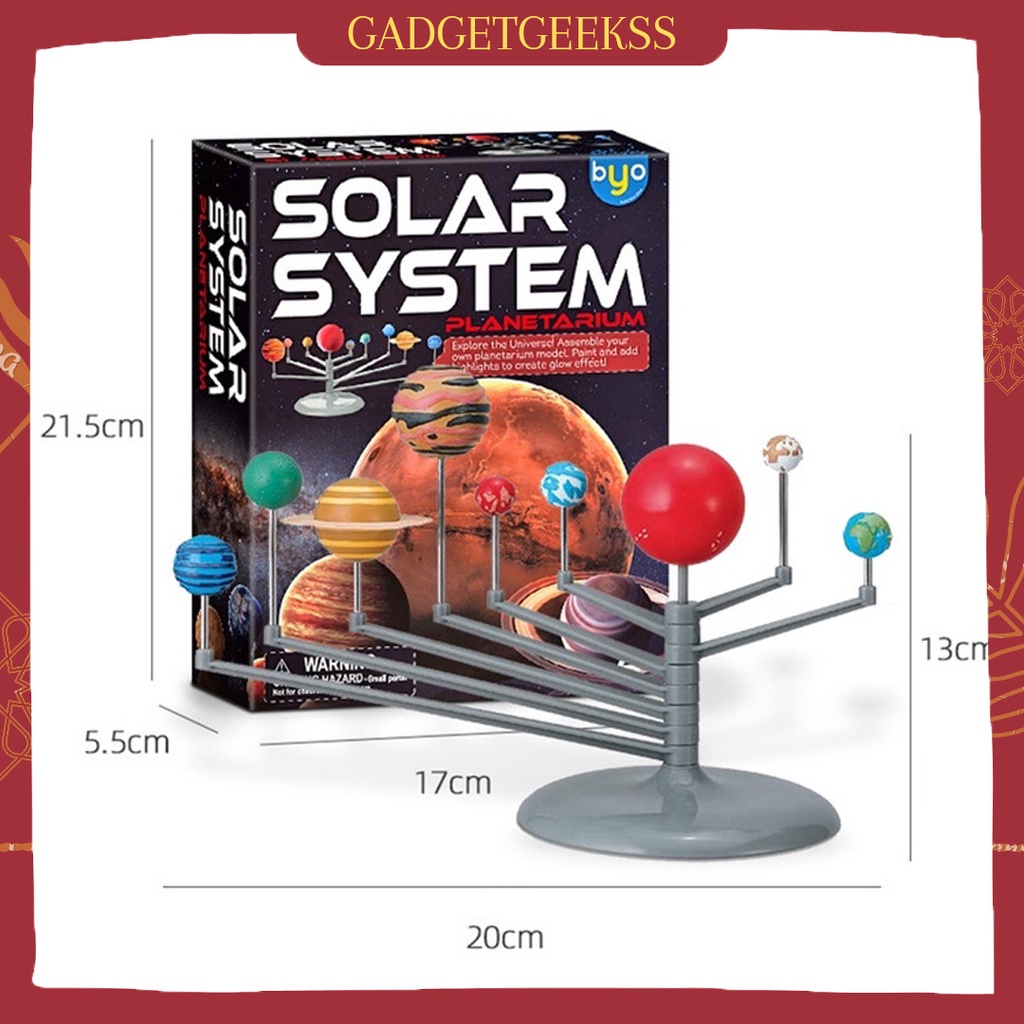 Solar System Planetary Painting Set 3D DIY Mewarnai