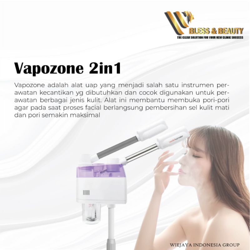 Alat Vapozone hot and cold steamer wajah uap wajah 2in1