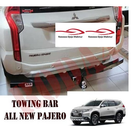 TOWING BAR BESI BUMPER BELAKANG ARB MOBIL ALL NEW PAJERO SPORT 2017