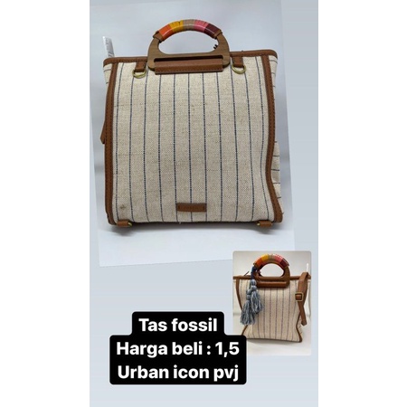 tas fossil preloved / bekas pakai good condition