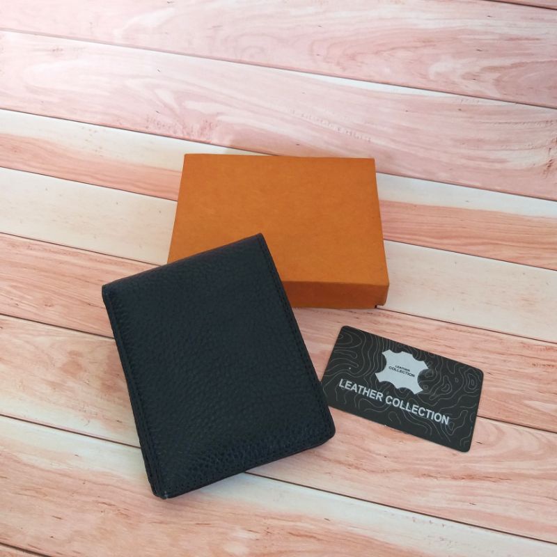 DOMPET KULIT ASLI 3 DIMENSI 20 SLOT PENYIMPANAN DOMPET KULIT PRIA