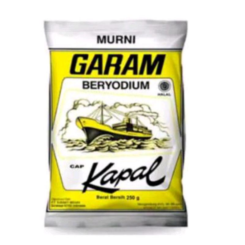 

Garam beryodium cap Kapal 250 g