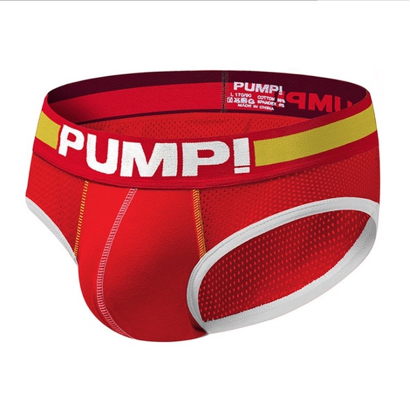 CELANA DALAM PRIA PUMP / PUMP UNDERWEAR / MENS BRIEF PUMP / CELANA DALAM GYM / PUMP FLASH RED