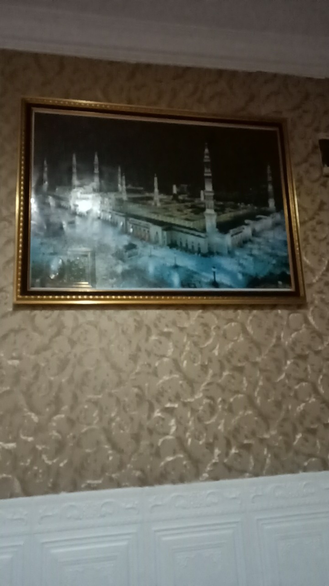 Pigura Poster Mekah Lampu Led Kabah || Pigura Mekah || Pigura Makkah