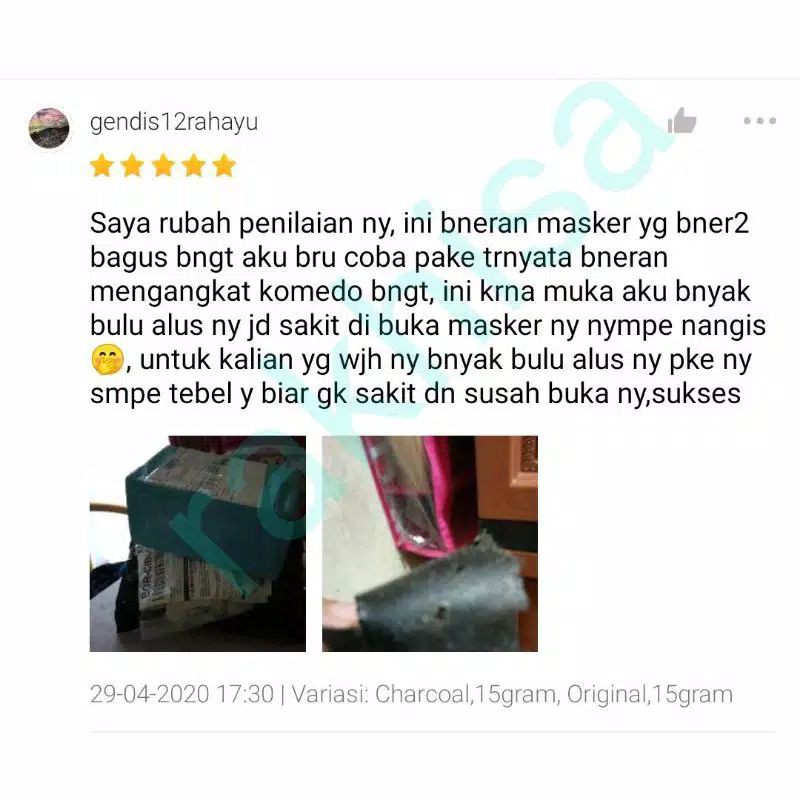 15 GRAM MASKER KOMEDO GELATIN  HALAL MUI ORIGINAL-5