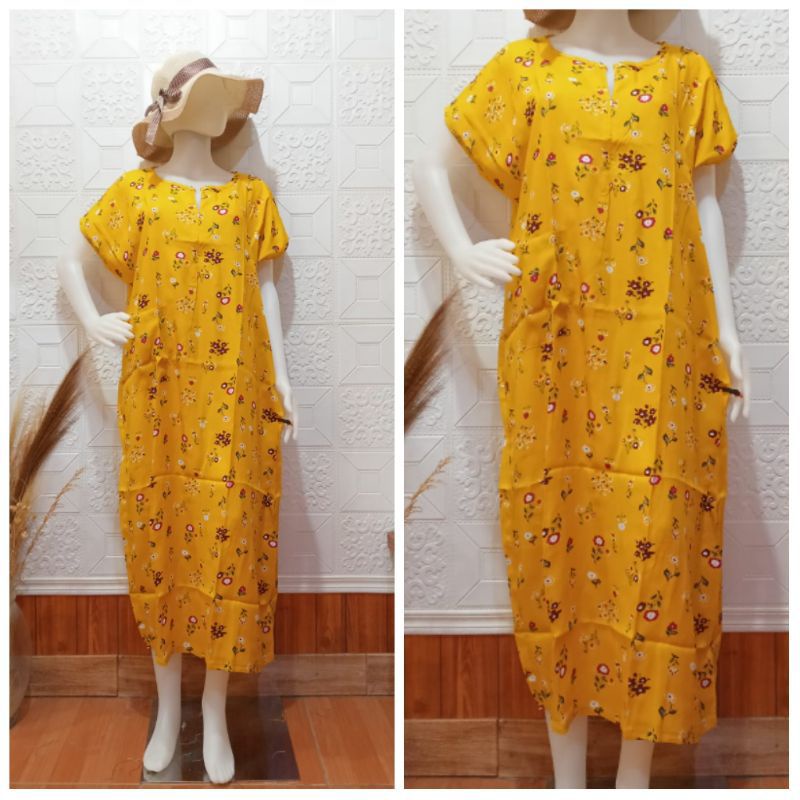 Daster Habel/HISBI Long BUSUI Panjang Semata Kaki Bahan Rayon Premium-Hisbi busui 41