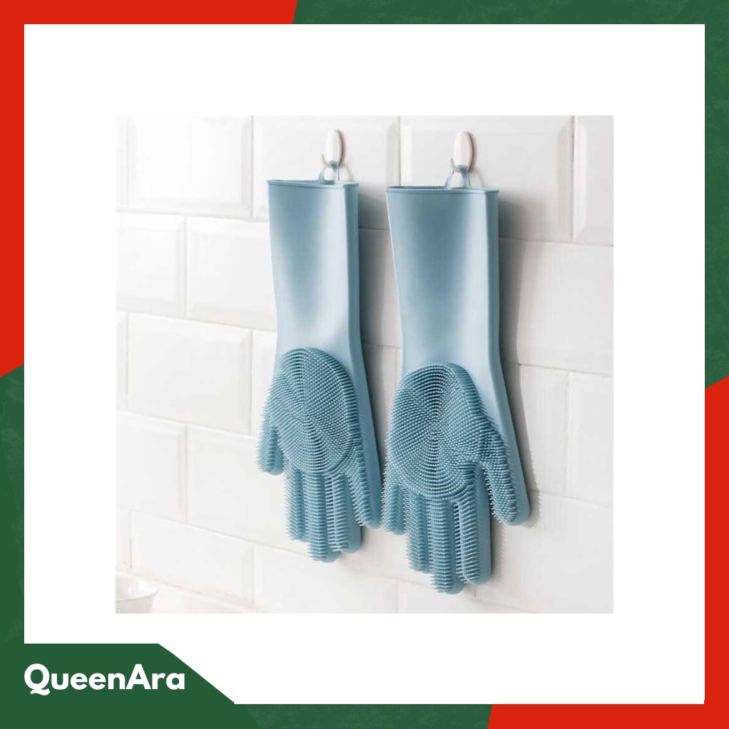 Xiaomi Mijia JJ Sarung Tangan Sikat Magic Silicone Cleaning Glove