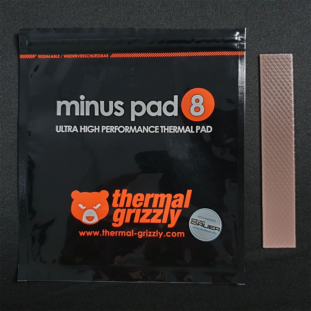 Thermal Grizzly Minus Pad 8 Thermal Pad 120x20x0.5mm (2 PCS PER PACK)